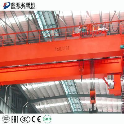 Dy Qd 40t 50t 60t 75t 150t 100t 200t 250t 300t 40ton Double Girder Beam Metallurgy Eot Overhead Bridge Crane