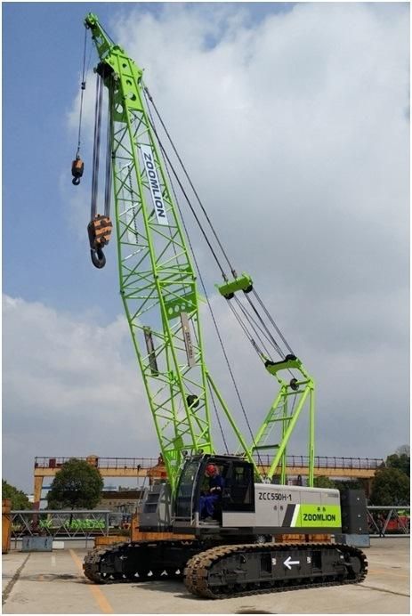 China Lifting Machinery Zoomlion Zcc1500V 150 Tons Hydrralic Crawler Crane for Sale