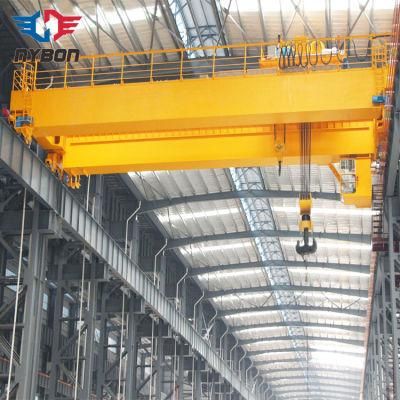 China Factory Sales Electric Girder Overhead Crane 50 Ton with Trolley for Workshop/ Warehouse