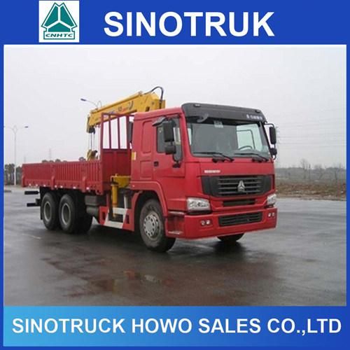 Truck Mounted Crane 25ton Loading Weight Sinotruck HOWO 6*4