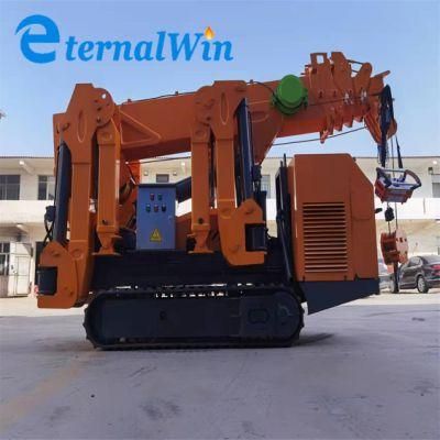 China Supplier 3 Ton Battery Powered Mini Spider Crawler Crane