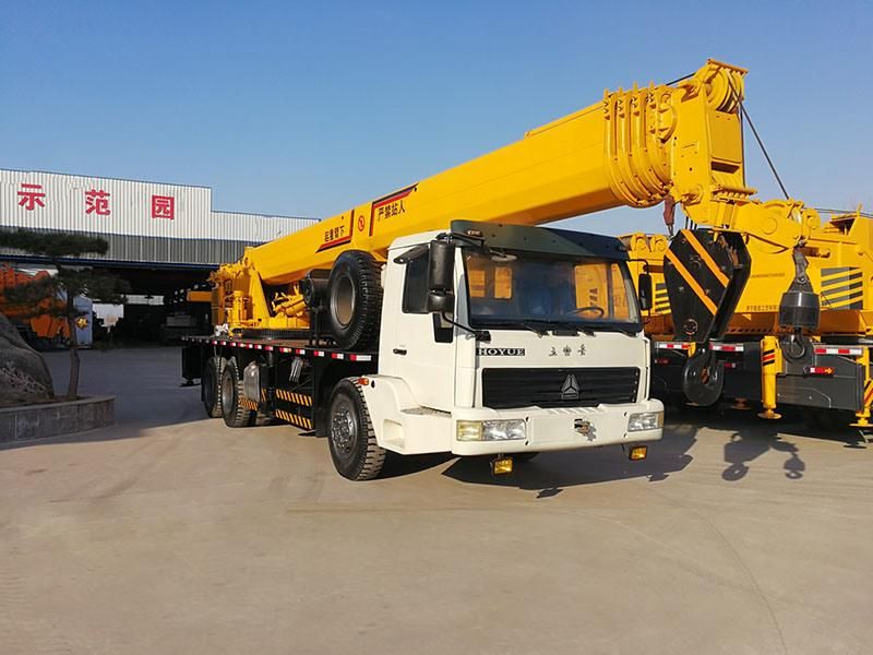 25ton Mobile Hydraulic Crane Telescopic Boom Truck Crane