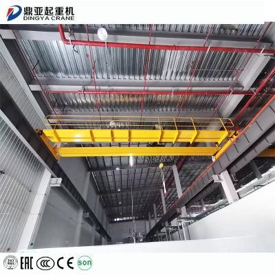 Dy Factory Selling Lh 50ton 100ton Double Beam Euro Design Double Girder Overhead Crane