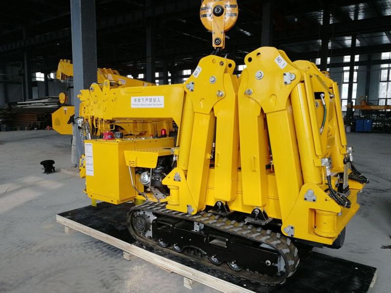 High Quality 5ton 16m Height Crawler Spider Crane Kb5.0 for Sale