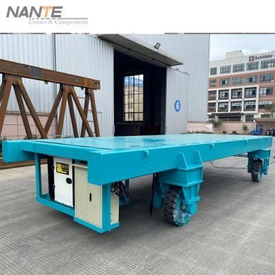 Battery Power Motorized Rail Transfer Car for Warehouse Transport