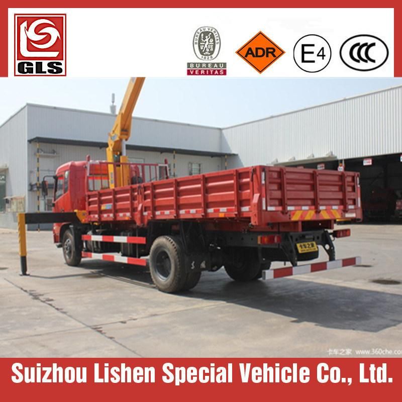 Factory Dongfeng 6.3ton 8ton 4X2 Truck with Crane