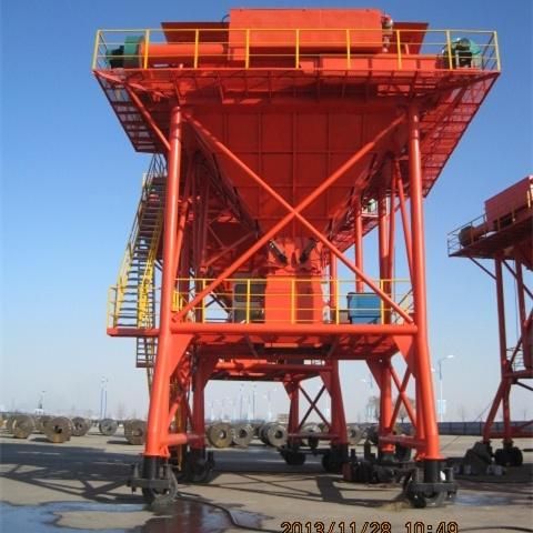 Movable Dedusting Hopper for Port Clinker Discharging