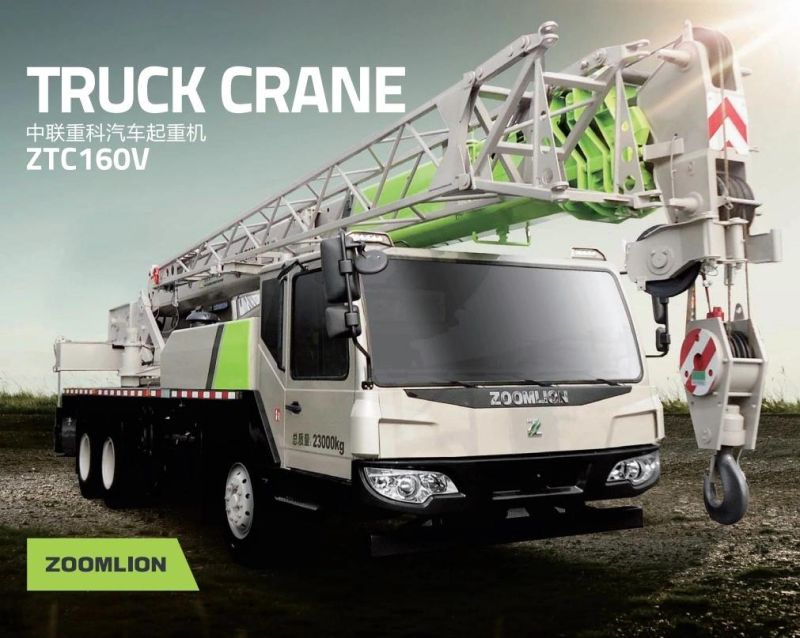 16ton Truck Crane with Euro III Engine Weichai Ztc160V