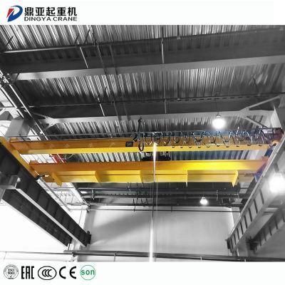 Dy Factory Selling Lh 40ton Double Girder Electric Rotary Overhead Crane