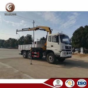 Dongfeng 6X6 off-Road 8ton 10ton Straight Boom Crane Truck with 4 Section Booms