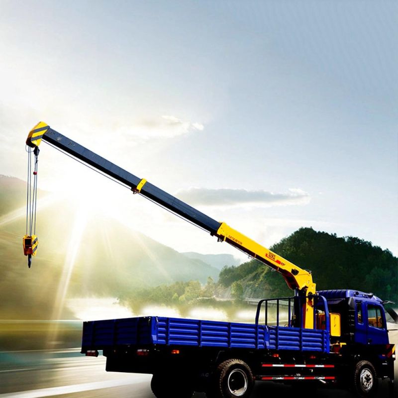 16 Ton Truck Mounted Crane Sq16zk4q Boom Lifting Machinery