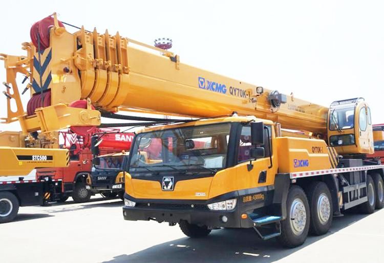 XCMG Official Lifting Equipment 70 Ton Heavy Duty Truck Cranes Qy70K-I Construction Mobile Crane