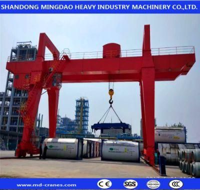 U Frame Gantry Container Crane 10t Mg Model Gantry Crane