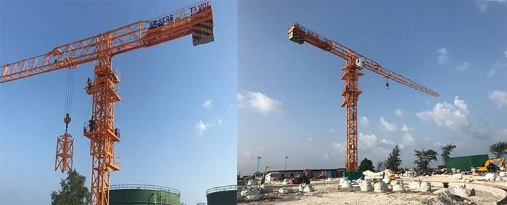 Tavol Brand Construction Building Equipment Flat Top Tower Crane