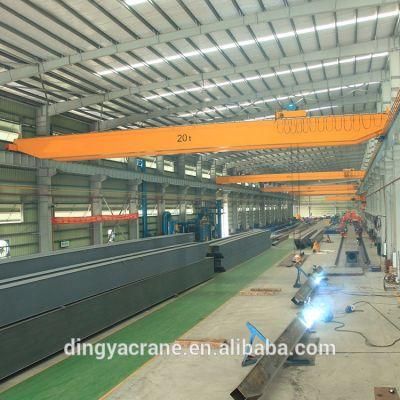 Qd 32 Ton China High Quality and Durable Double Girder Overhead Crane