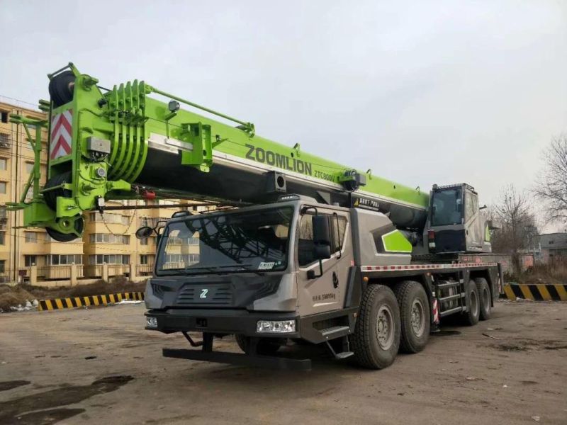 Hydraulic Truck Crane 80ton Crane with Competitive Price Ztc800h