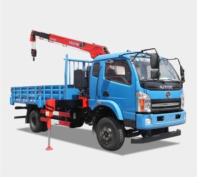China Cheap Dongfeng 4ton -20ton Construction Cargo Crane with Telescopic Boom Truck Mounted Mini Crane Hydraulic Price (SQ4S3)
