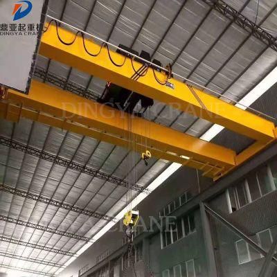 Dy Workshop Hoist Double Beam 16 Ton Overhead Bridge Crane