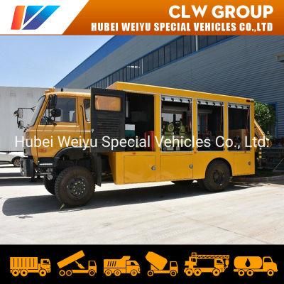 All-Wheel Drive 4X4 6X6 Dongfeng Maintenance Lorry Military Mobile Workshop Service Truck for Sale