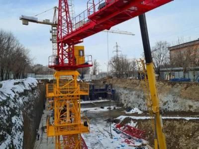 Top Brand Tower Crane Syt100 (T6515-6) Tip-Top 6ton Max. Load to Africa