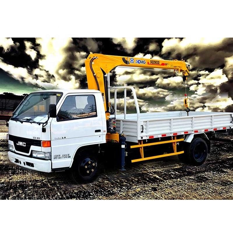 Sq4sk2q Truck-Mounted Crane with Telescopic Boom with 84tons Lifting Capacity