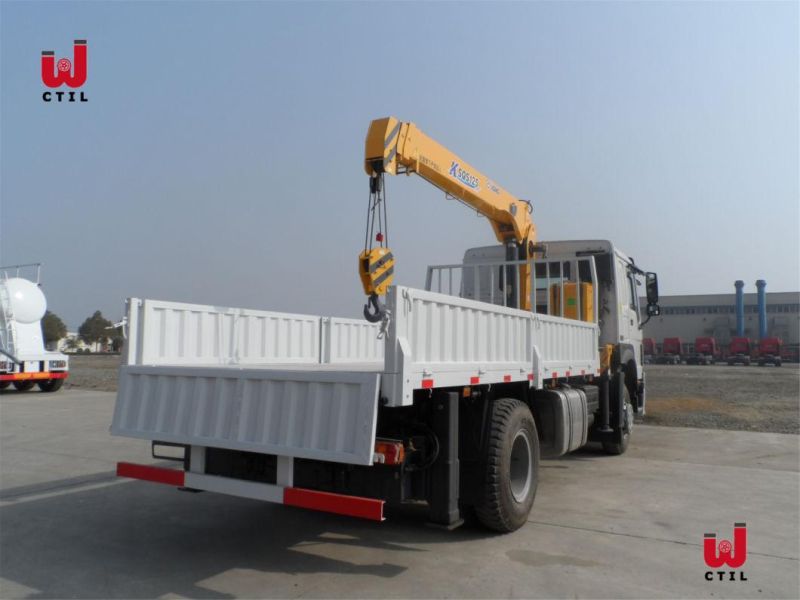 Sinotruck/Sinotruk/HOWO/Sino 4X2 3 Tons Straight Arm Truck Crane for Mounted/Mobile/Hydraulic