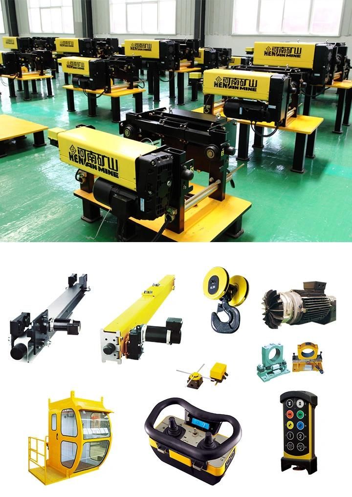 European Type Double Girders Electric Overhead Traveling Crane