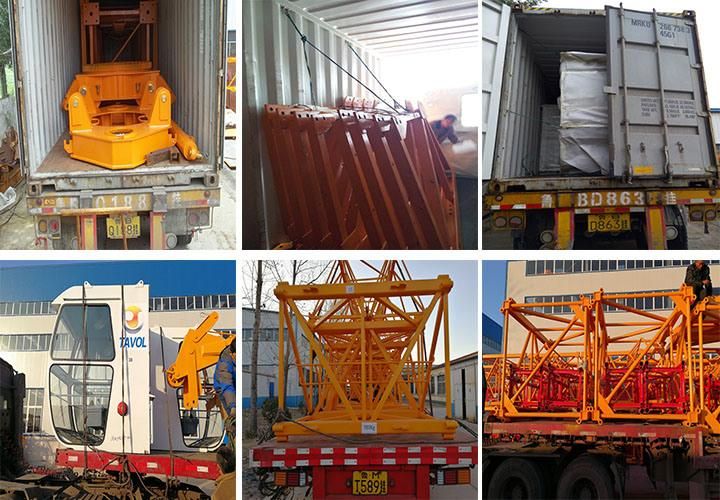 5013 6ton Self Erecting Building Construction Topkit Tower Crane