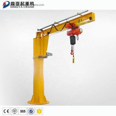 Dy Customized 3ton 4ton 5ton 220V 380V Electric Floor Mounted Jib Crane