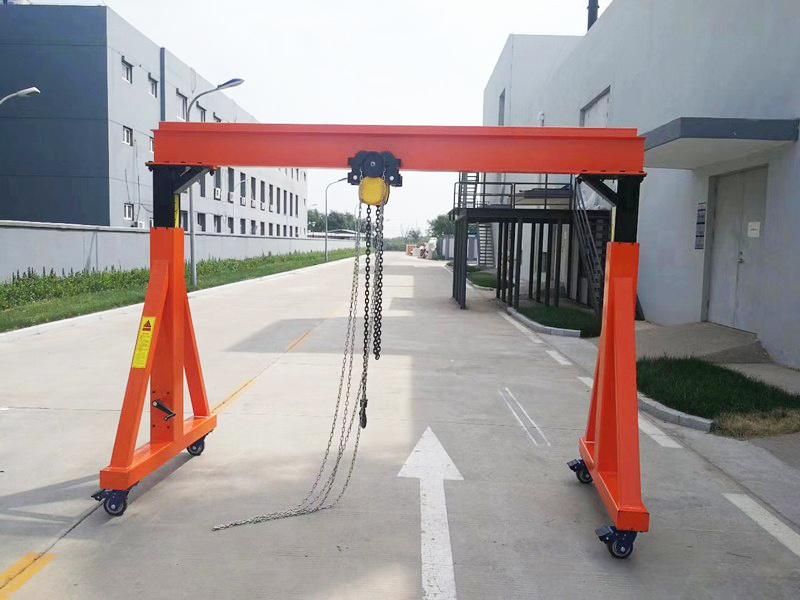 Small Crane 500kg~20ton Height Adjustable Gantry Crane (2000lbs, 3000lbs, 5000lbs)