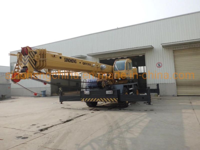 Four Wheel Mobile Rough Terrain Crane 50t in Tanzania