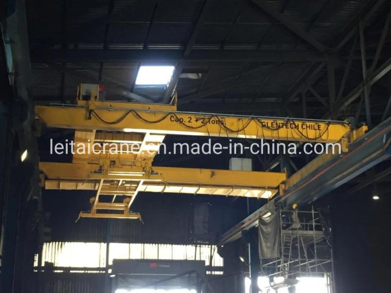 3.2 -63ton Warehouse Specialized Double Girder Crane with Electric Chain Hoist