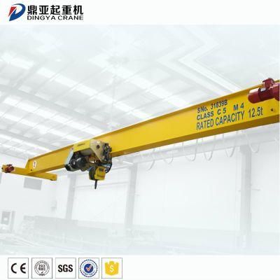 Dy Frequency Conversion Single Girder Overhead Bridge Crane 12 Ton