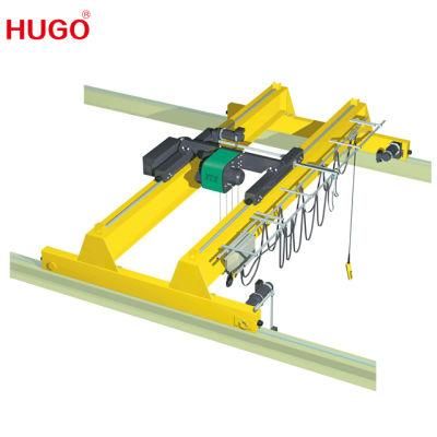Factory Used 10t Single Girder Double Beam Overhead Crane for Sale