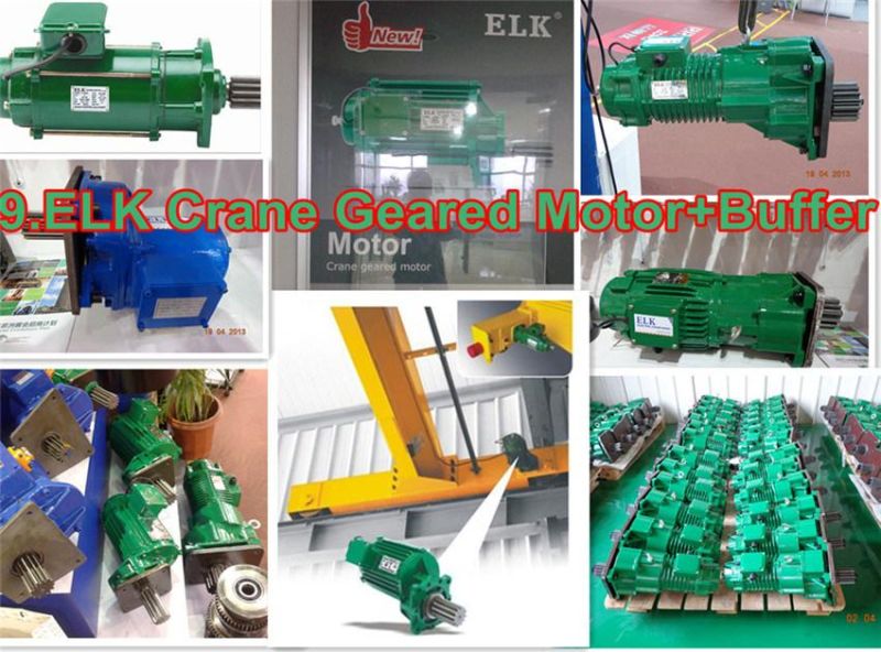 Elk 15ton Single Girder Overhead Cranes Equipment Used for Workshop