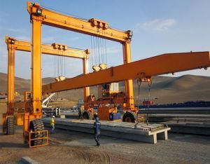 Industrial Mobile Straddle Carrier Crane for Sale