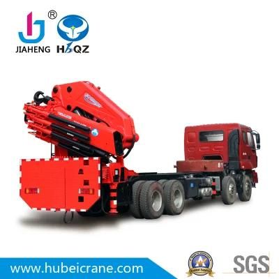 China Manufacturer HBQZ SQ1200ZB6 60 ton Folding-Arm Cargo Truck Mounted Crane