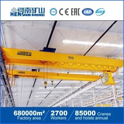 European Type Double Girders Electric Overhead Traveling Crane