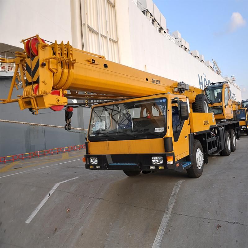 Hydraulic Mobile Truck Crane Telescopic Boom Truck Crane 25ton Truck Crane Qy25K5-I