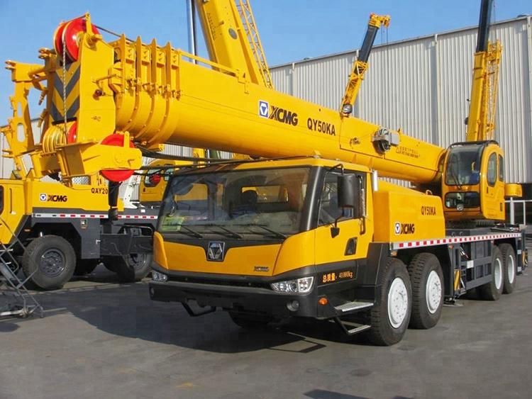 XCMG Official Qy50ka 50ton New Chinese Hydraulic Construction Mobile Truck with Crane Price List for Sale
