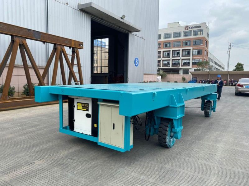 Custom Design Large Equipment Handling Motorized Heavy Duty Flatbed Rail Transfer Car