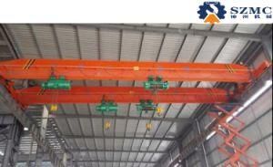 Lde Single Girder Overhead Bridge Crane with Double Hoist