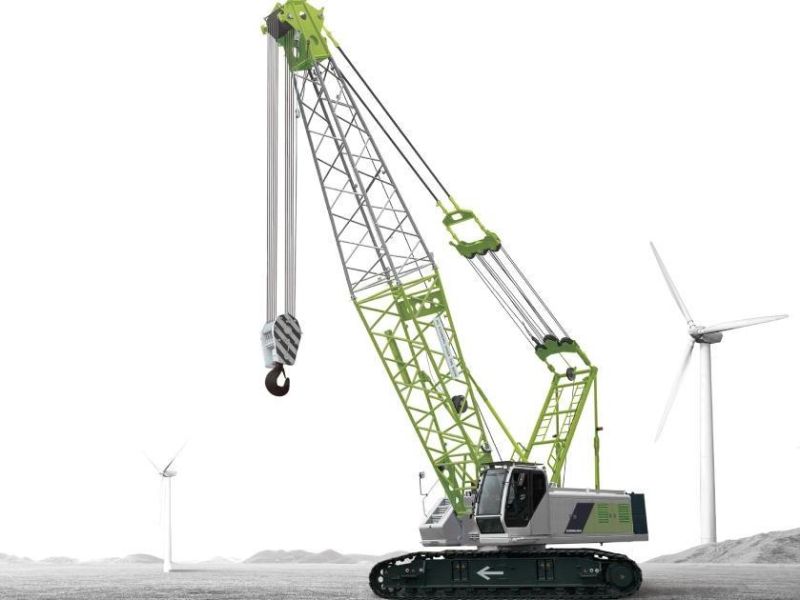 Hoist Construction Machinery 75ton Lifting Hydraulic Crawler Crane Scc750A