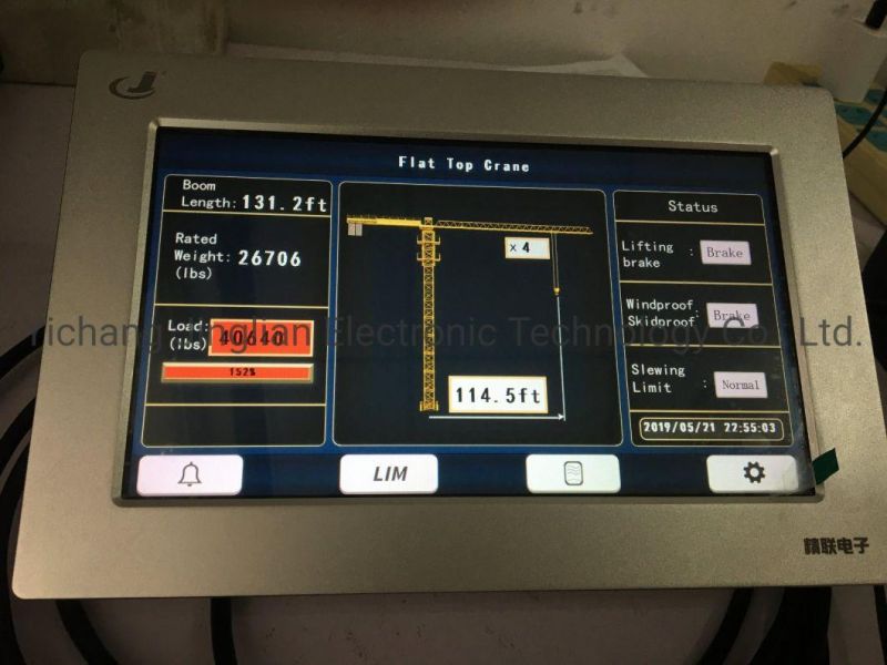 Comansa Flat Top Tower Crane Load Limiter