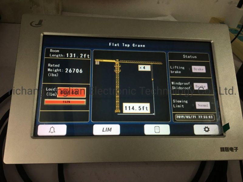 Comansa Flat Top Tower Crane Load Limiter