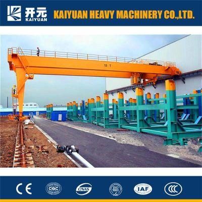 Hot Sales Europe Style 4 Wheel Single Girder Gantry Crane with Hoist