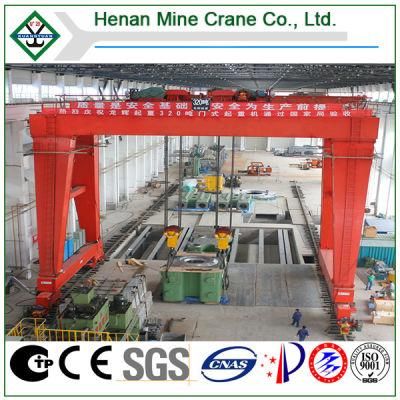 Double Beam Gantry Crane-Double Hooks Heavy Duty Gantry Crane