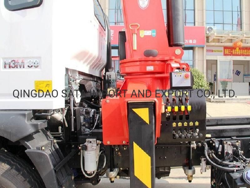 China 3 Ton Hydraulic Flatbed Truck Mounted Crane for Sale