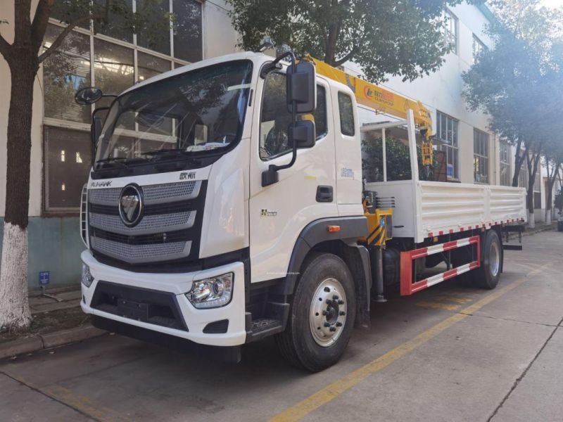 Foton Auman 6.3tons Crane Truck for Sale in Uzbekistan