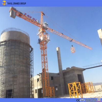 Tvaol Brand 10ton 60m Jib Building Tower Crane for Sale